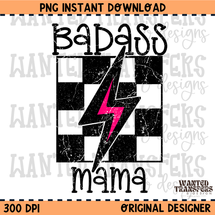 Badass Mama PNG Digital Download