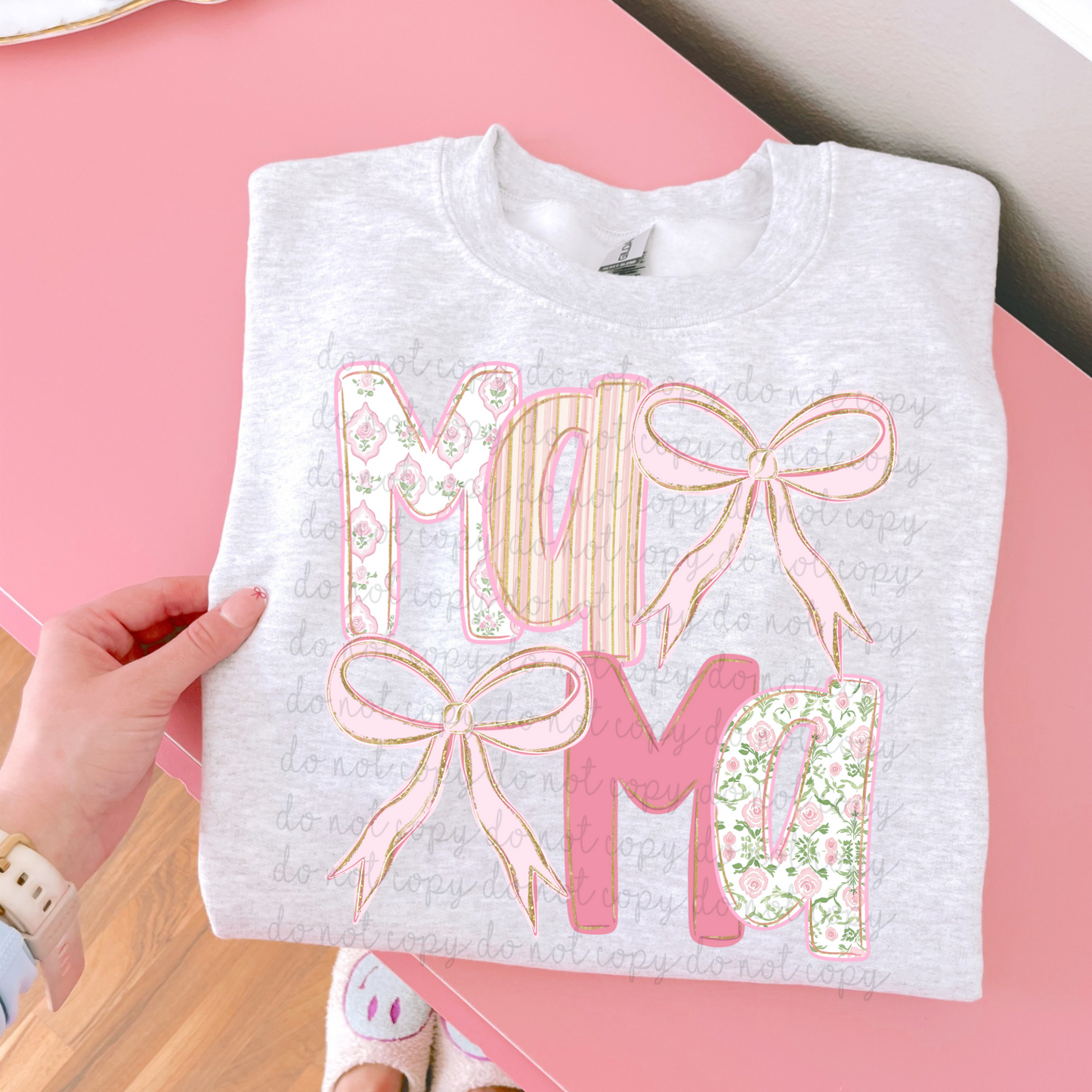 Pink Coquette Mama DTF Transfer