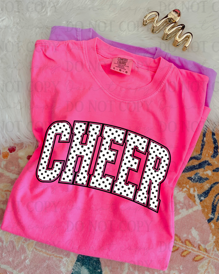 Polka Dot Cheer DTF Transfer