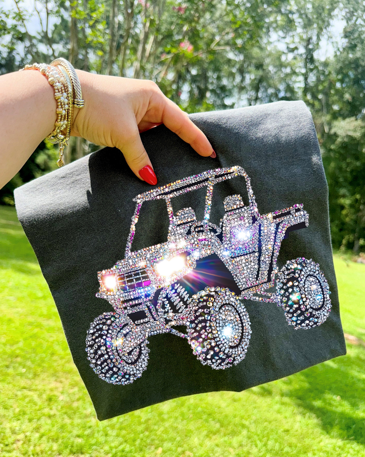 Faux Rhinestone SXS DTF Transfer
