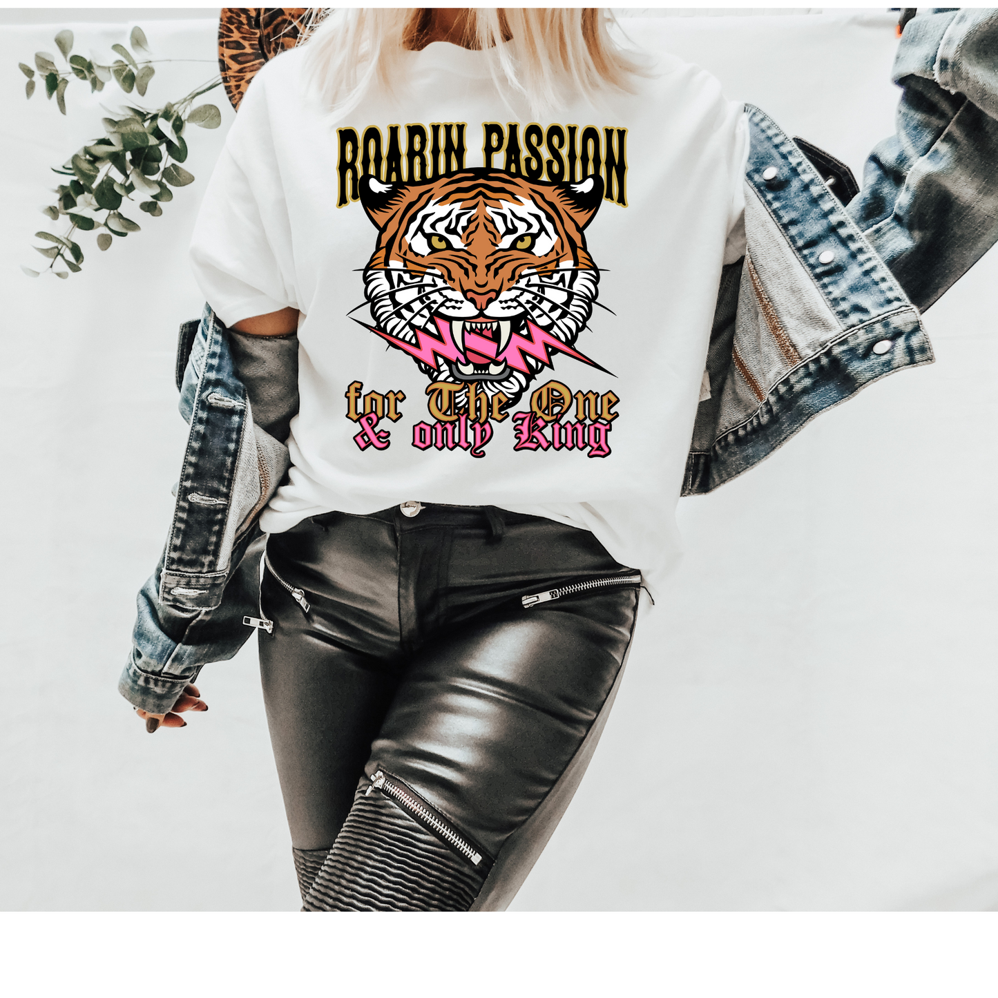 Roaring Passion for the King Faith DTF Transfer