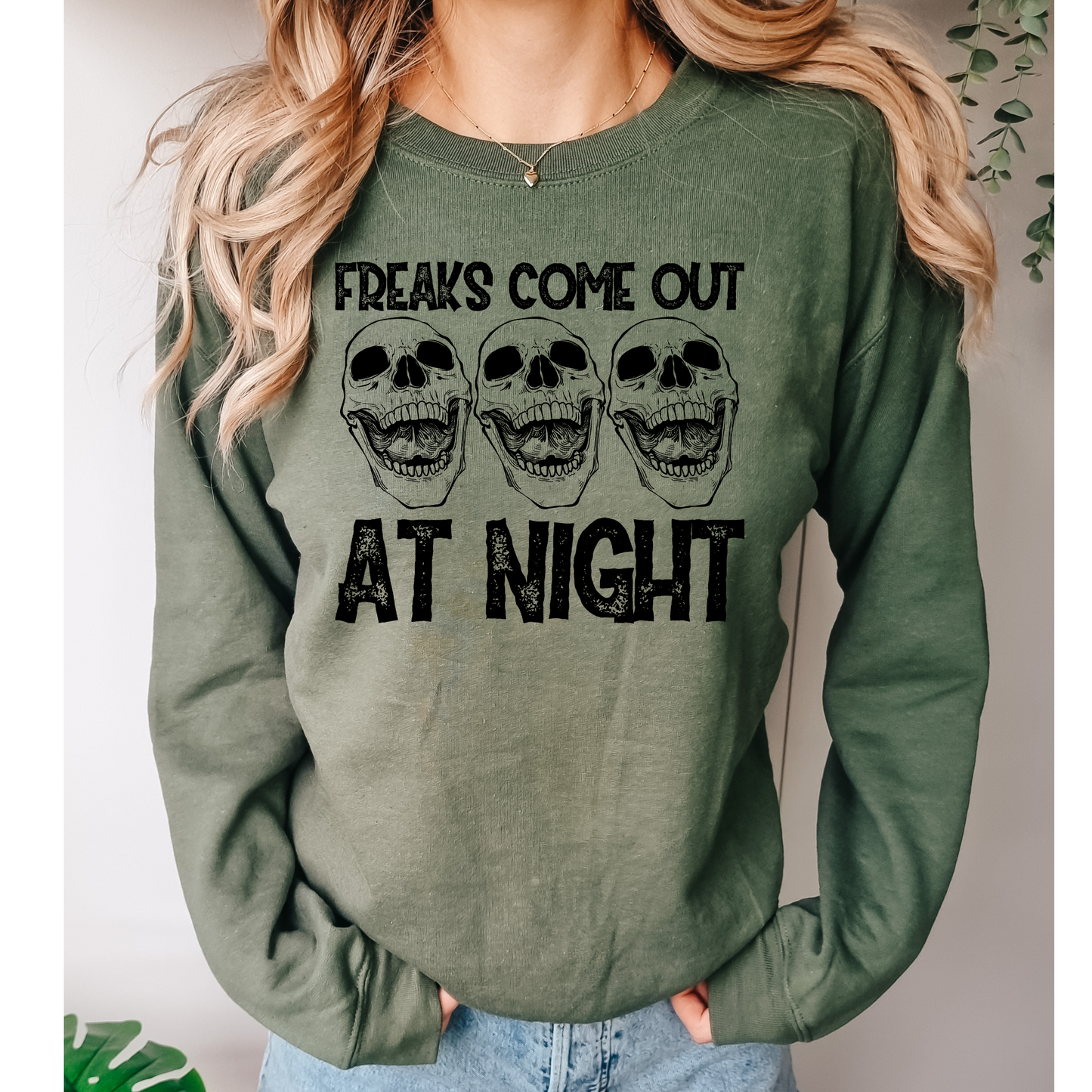 Freaks Come Out at Night DTF Transfer