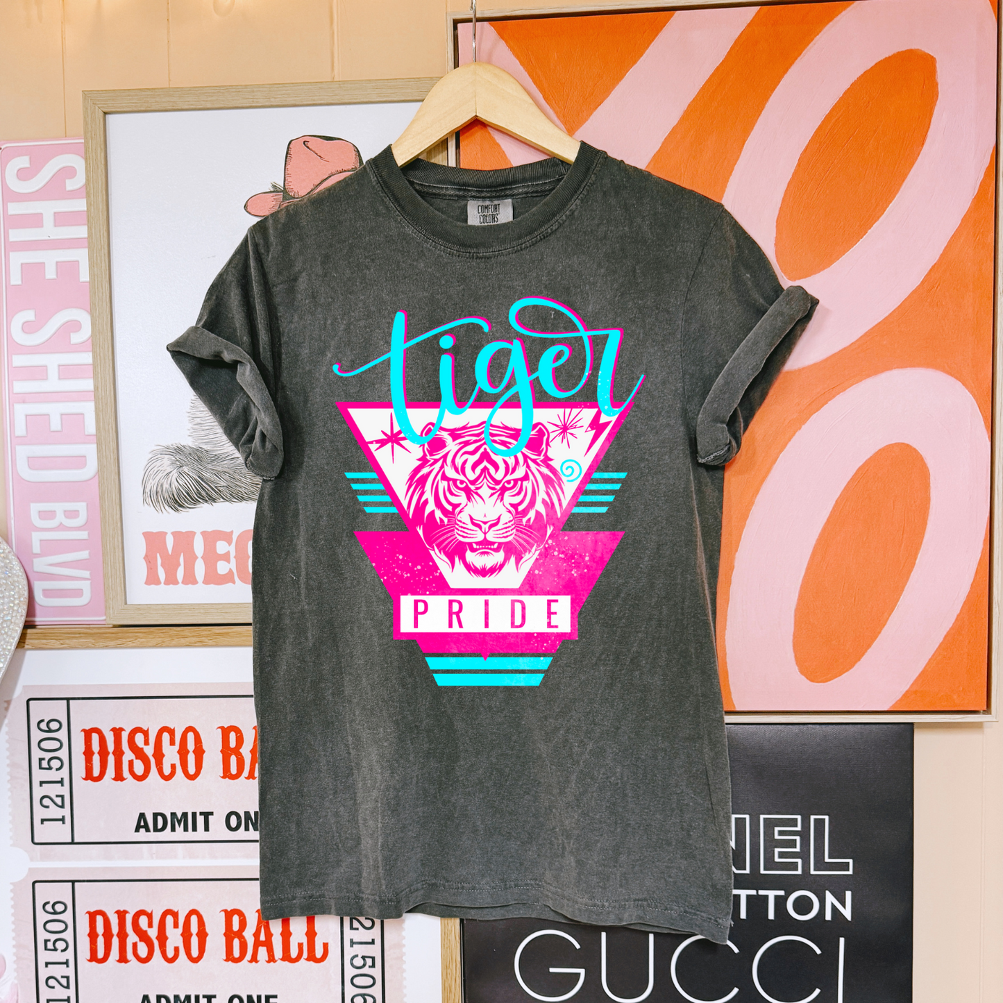 Neon Tiger DTF Transfers