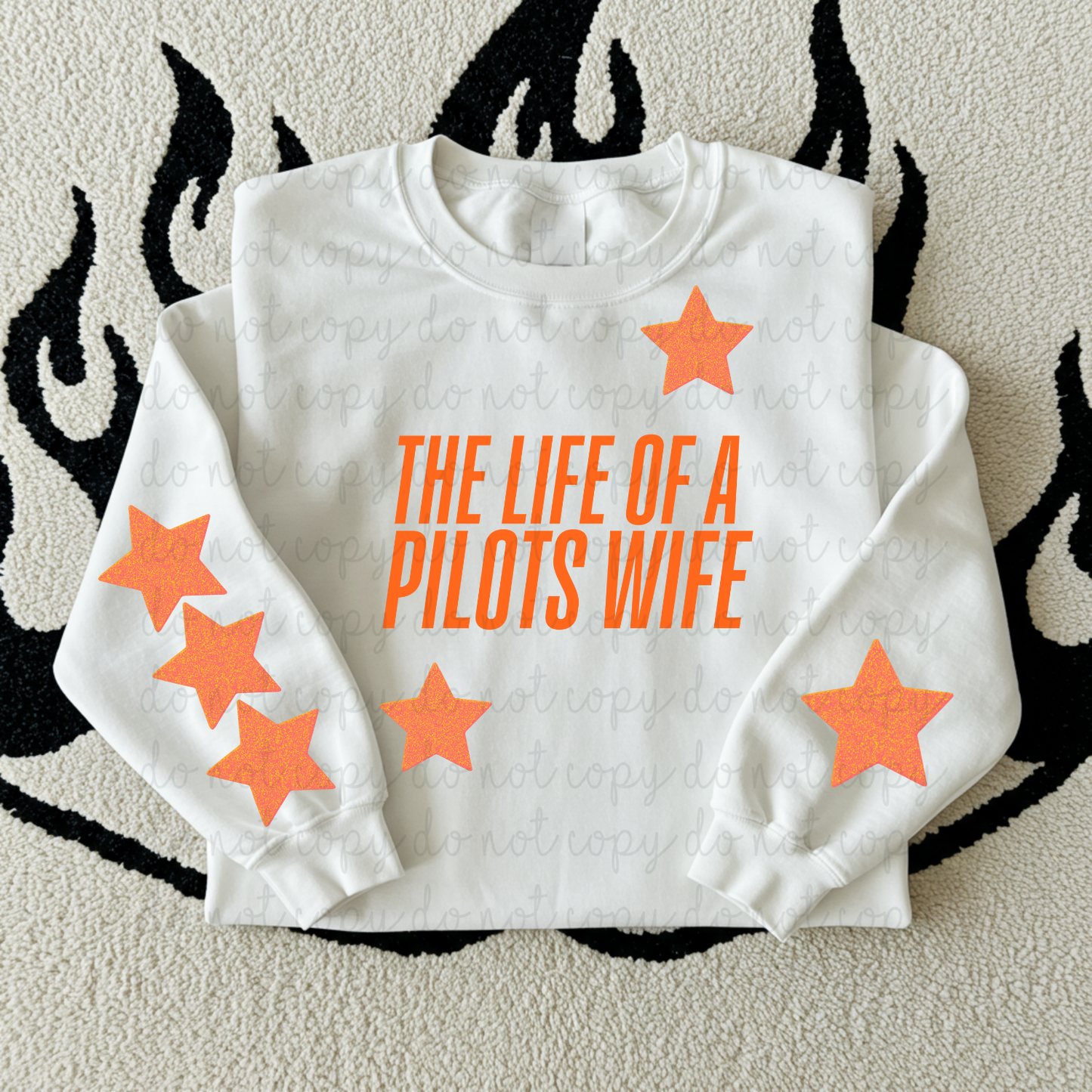 The Life Of A Pilots Wife DTF Transfer