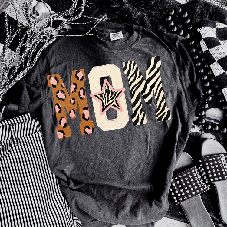 Retro Zebra Mom DTF Transfer