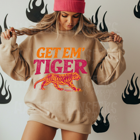 Get Em' Tiger DTF Transfer