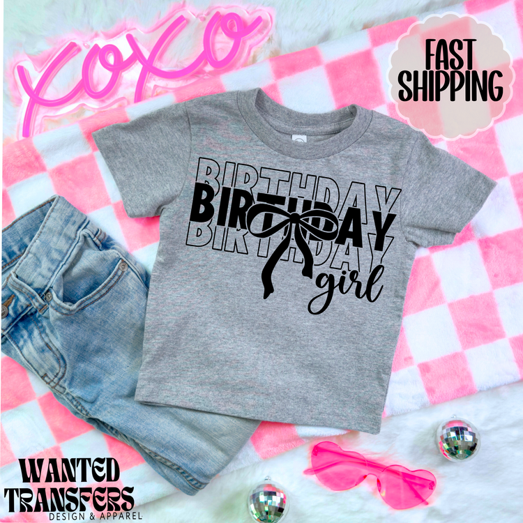 Minimalist Birthday Girl, Repeat, The Birthday Girl, Any Year Birthday, Trendy Birthday Girl Tee, Tshirt, Birthday Outfit