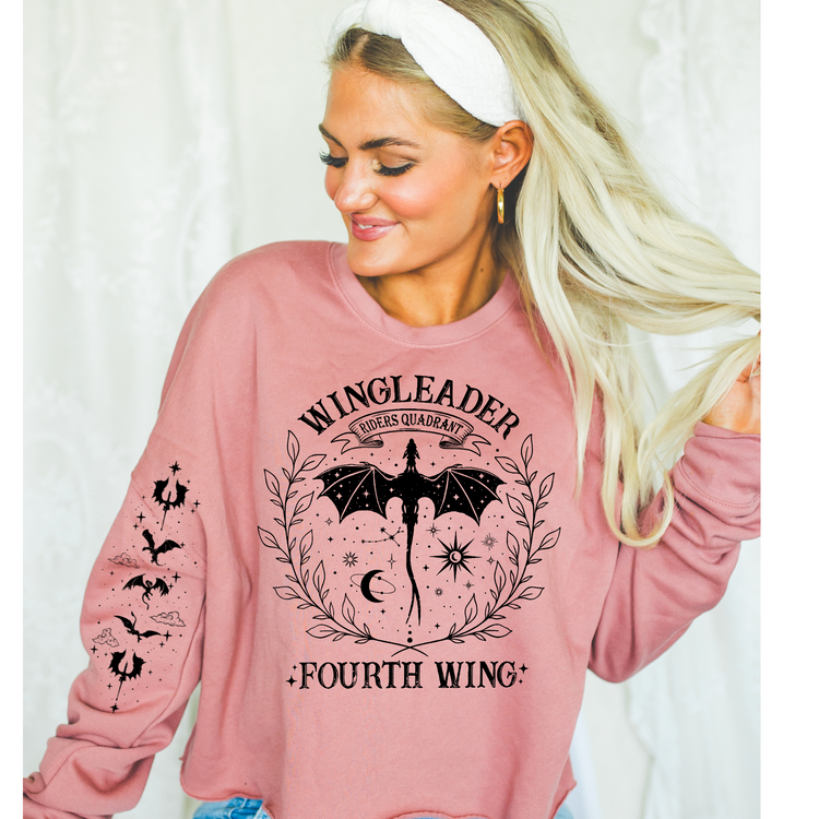 Forth wing Wingleader DTF Transfer (Sleeve + Front Included )