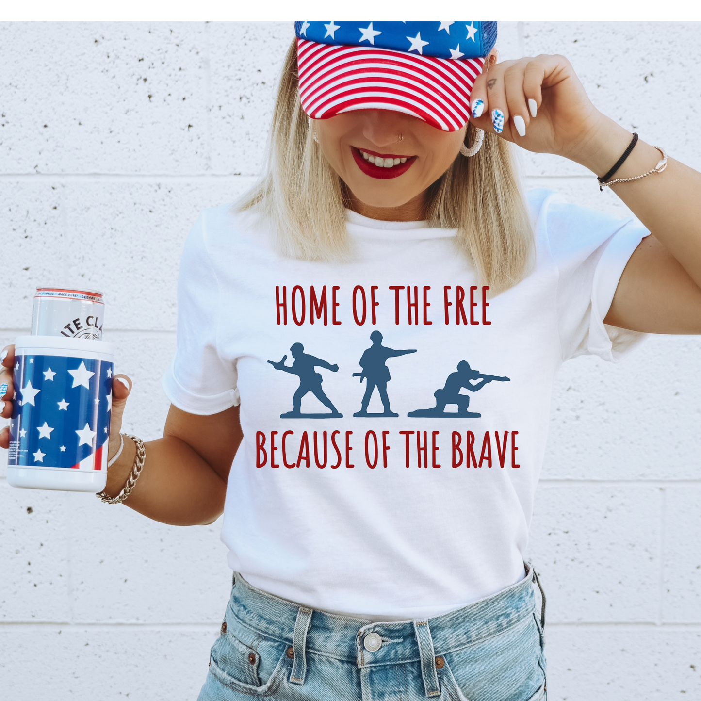 Home of the Free 4th of July DTF Transfer