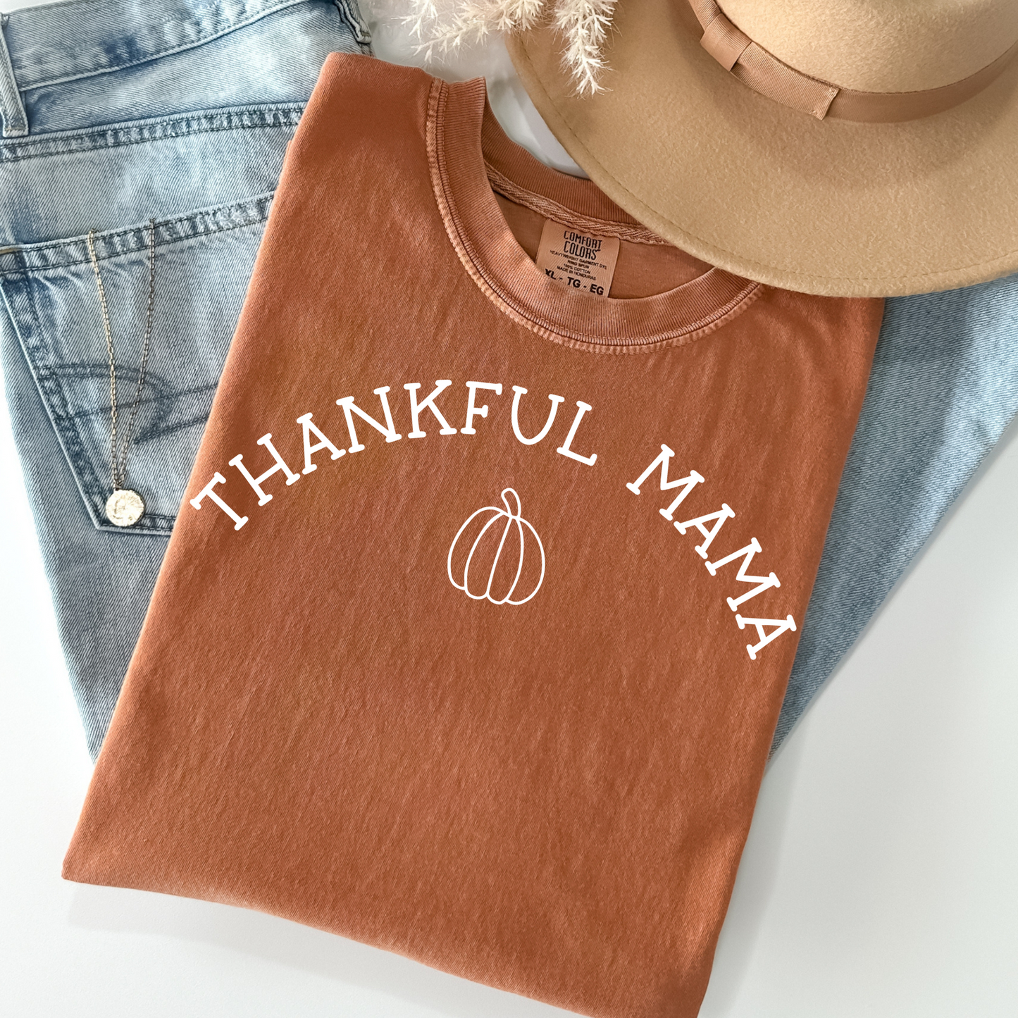 Thankful Mama Screen Print Transfer