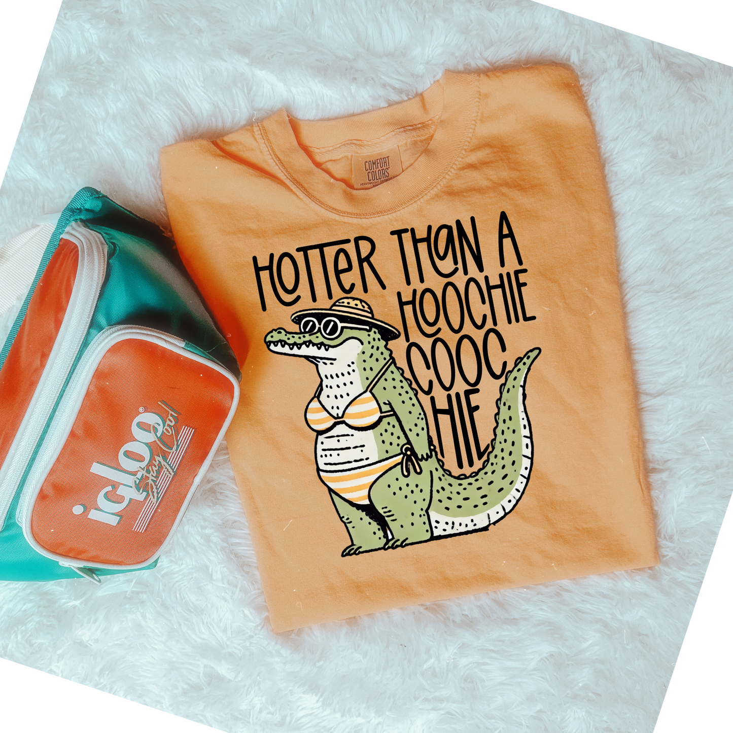 Hotter Than a Hoochie Coochie Alligator DTF Transfer