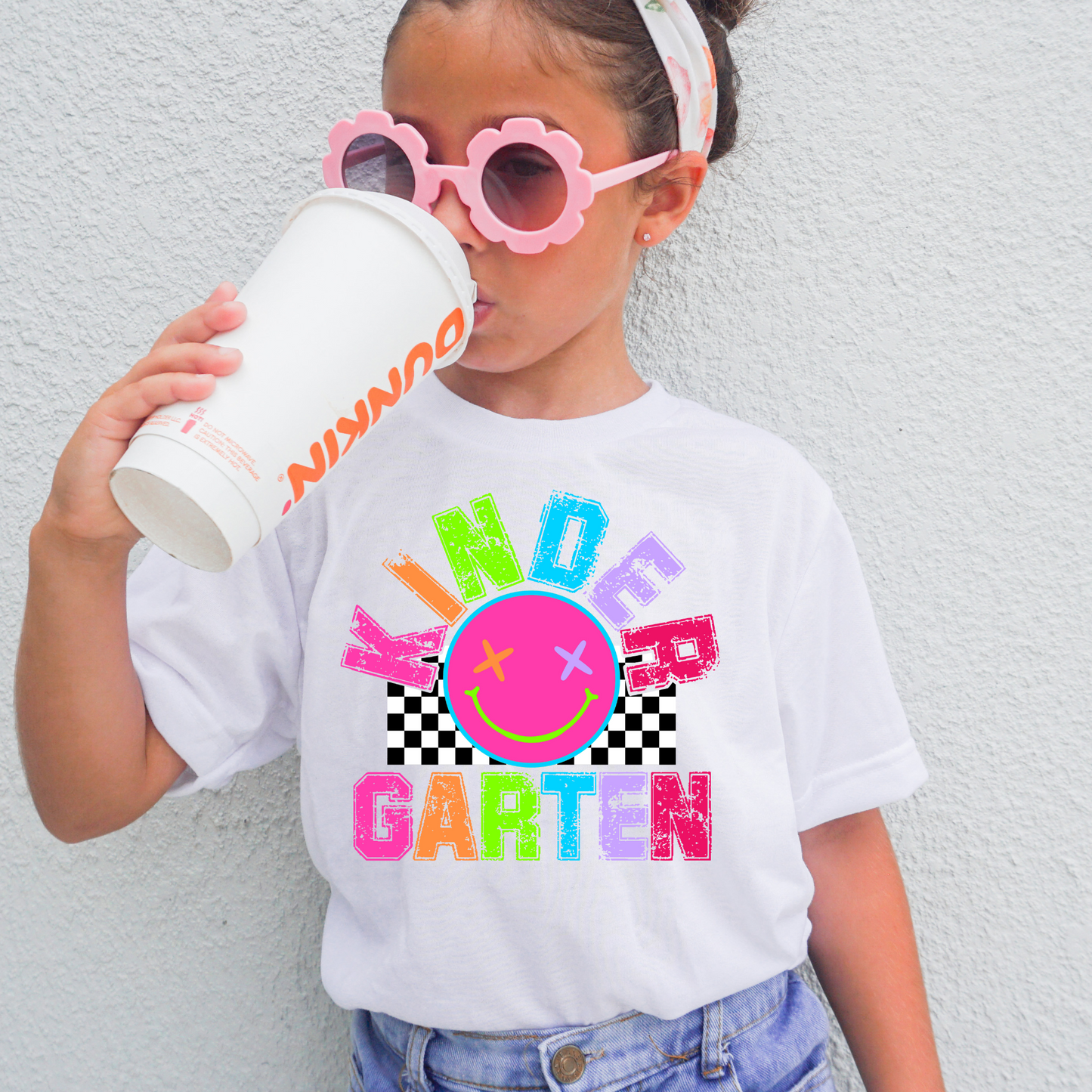 Neon Kindergarten Grade Back to School DTF Transfer