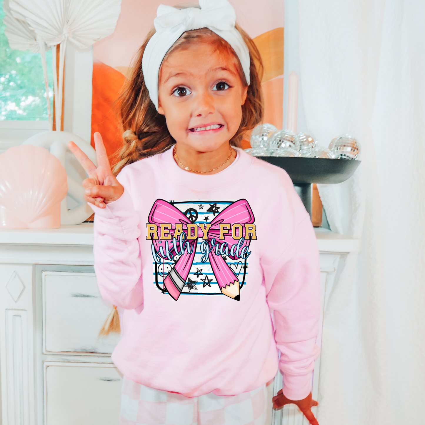 Ready for Fifth Grade Back to School DTF Transfer