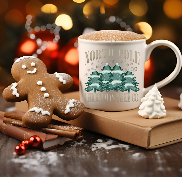 North Pole Christmas Tree Co. UV Decal Sticker