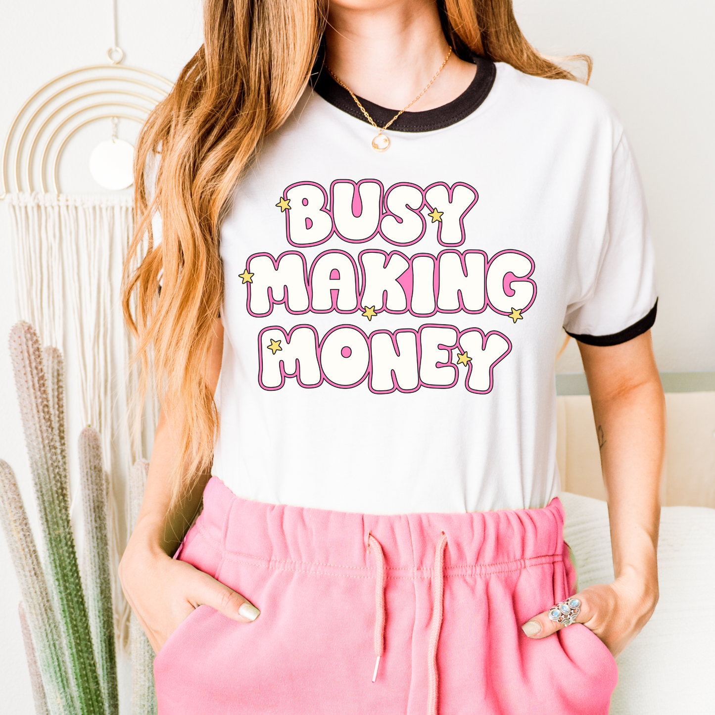Busy Making Money DTF Transfer