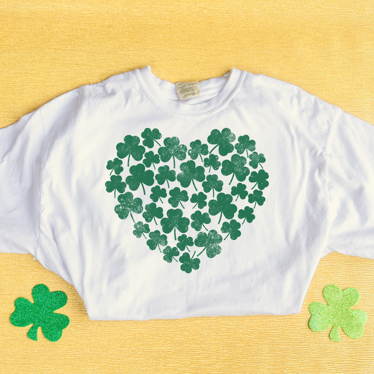 Four Leaf Clover Screen Print Transfer