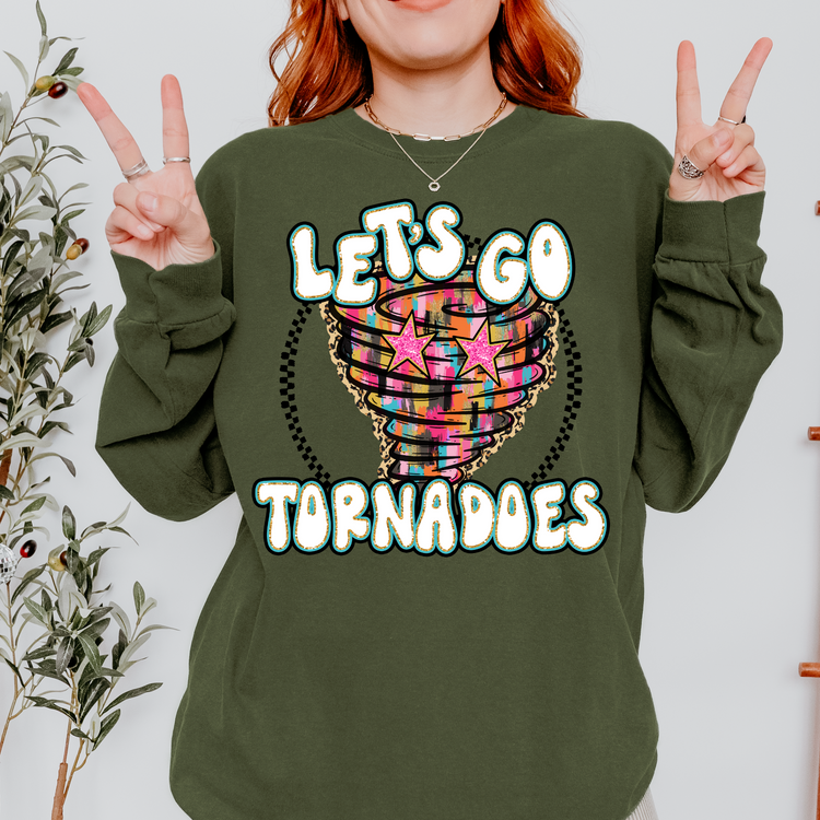 Let's Go Tornadoes DTF Transfer