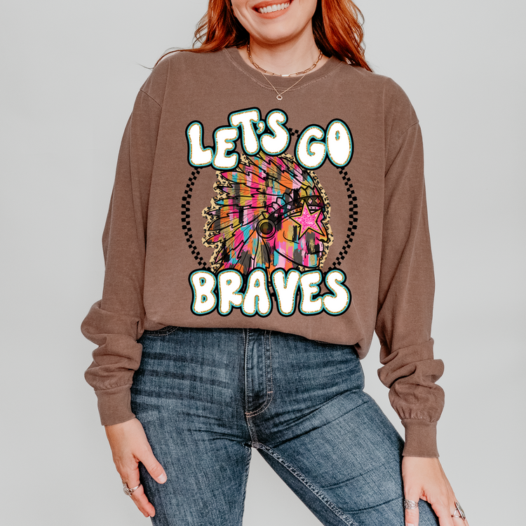 Let's Go Braves DTF Transfer