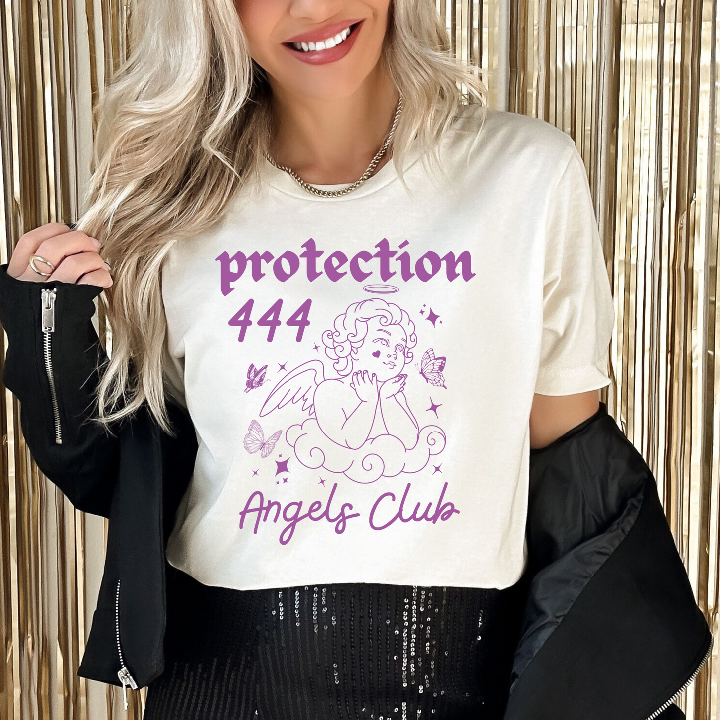 Protection 444 Angels Club Valentines DTF Transfer