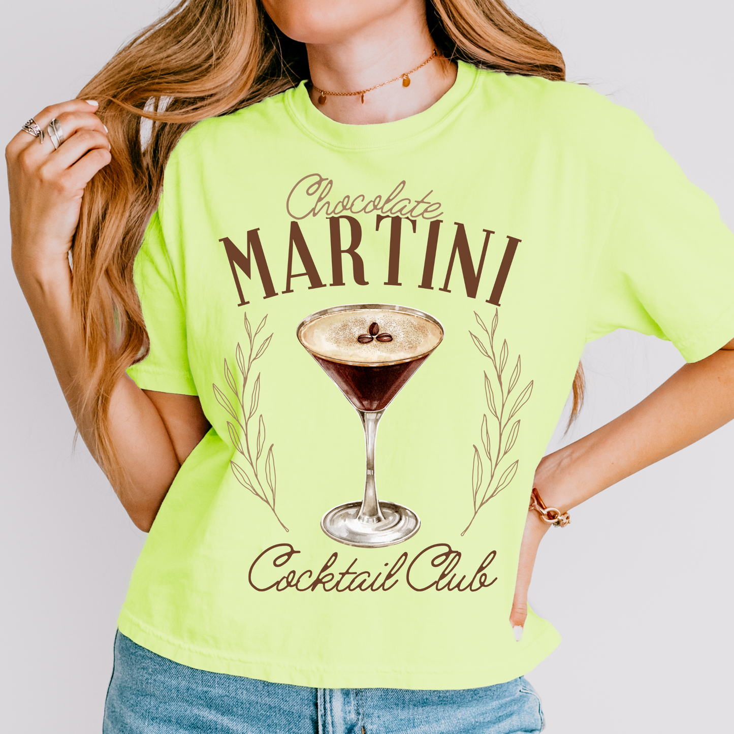 Chocolate Martini Cocktail Club DTF Transfers