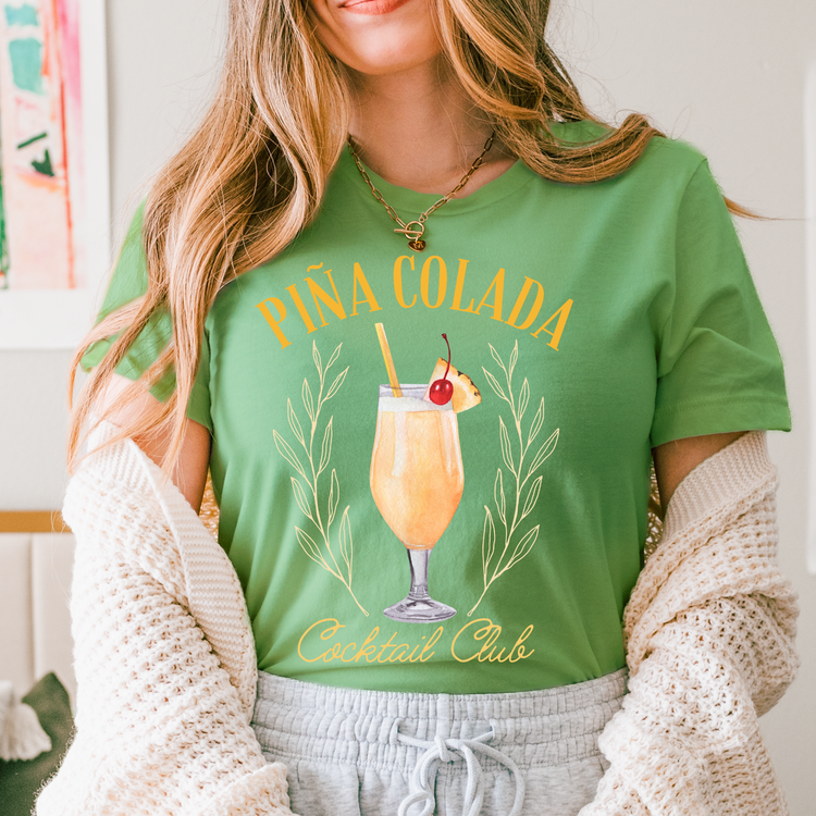Pina Colada Cocktail Club DTF Transfers