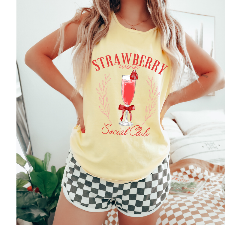 Strawberry Wine Social Club DTF Transfers