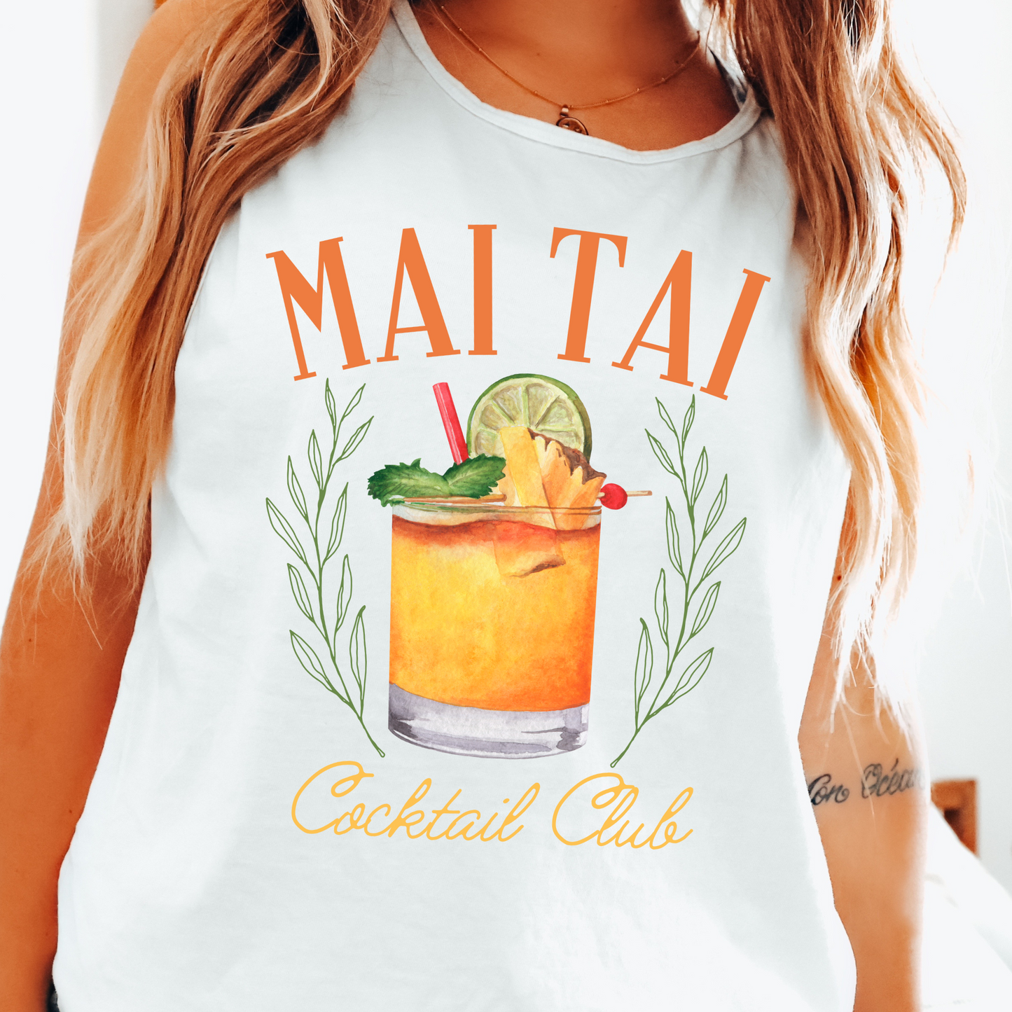 Mai Tai Cocktail Club DTF Transfers