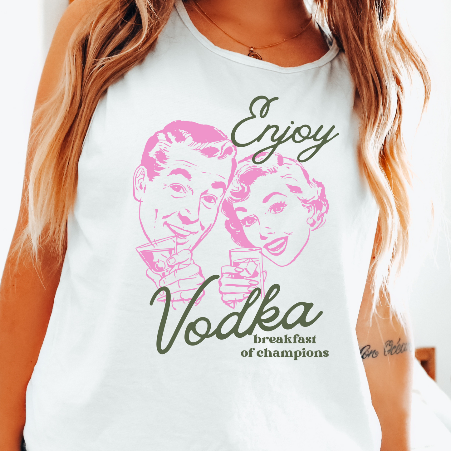 Enjoy Vodka DTF Transfers