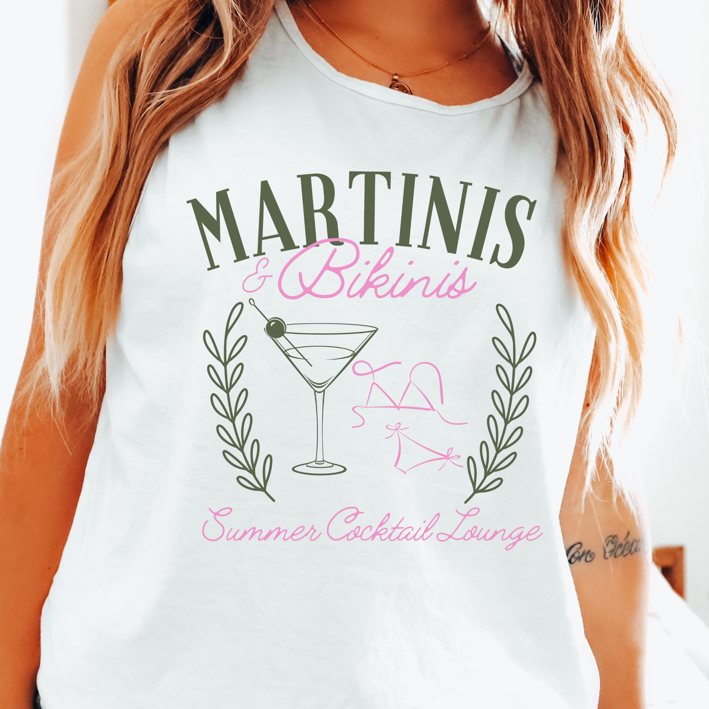 Martinis Bikinis DTF Transfers