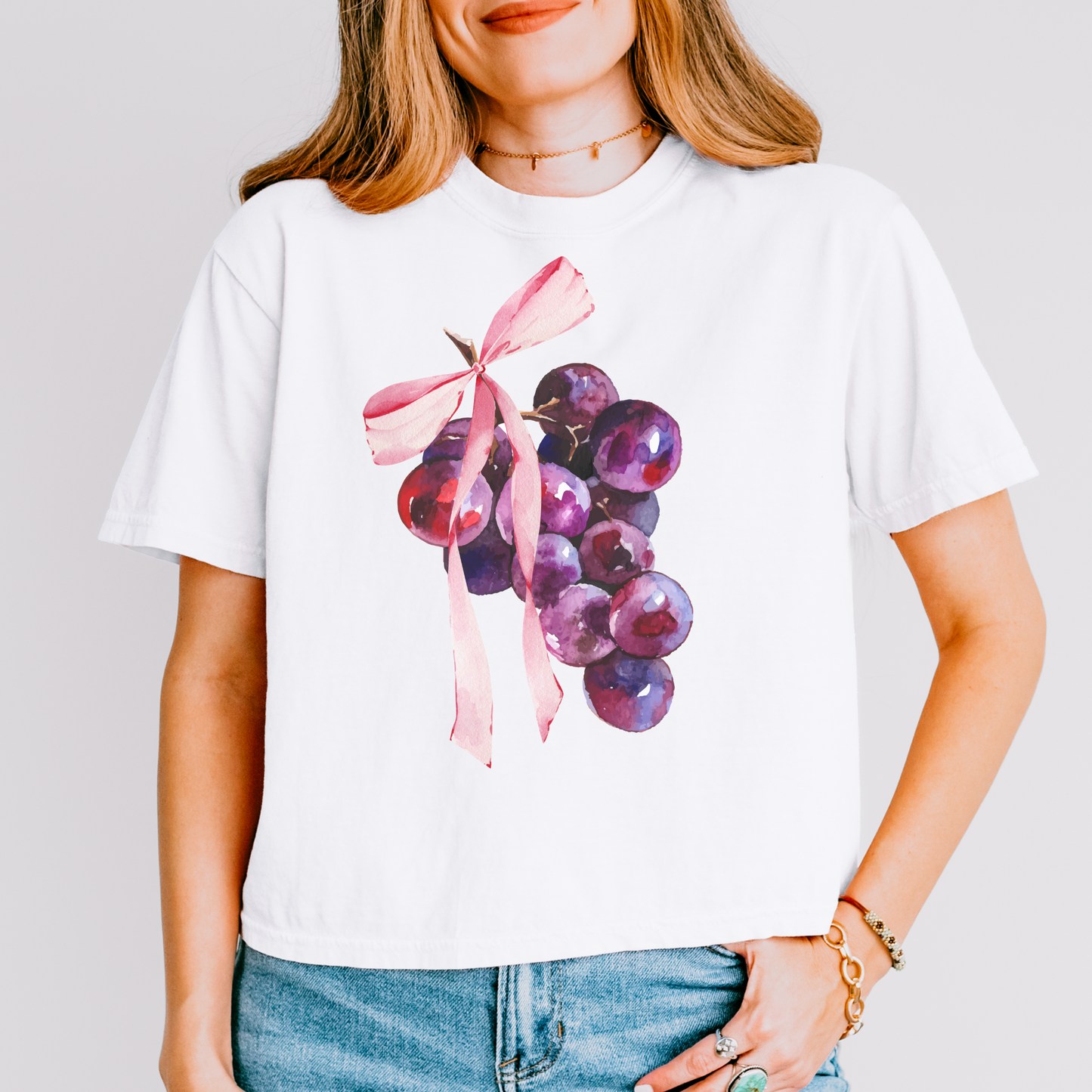 Grape Vine Trendy Fruit DTF Transfer