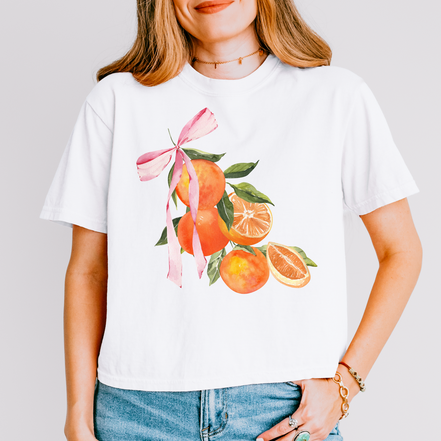 Orange Vine Trendy Fruit DTF Transfer