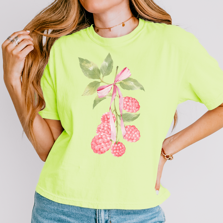 Raspberry Vine Trendy Fruit DTF Transfer