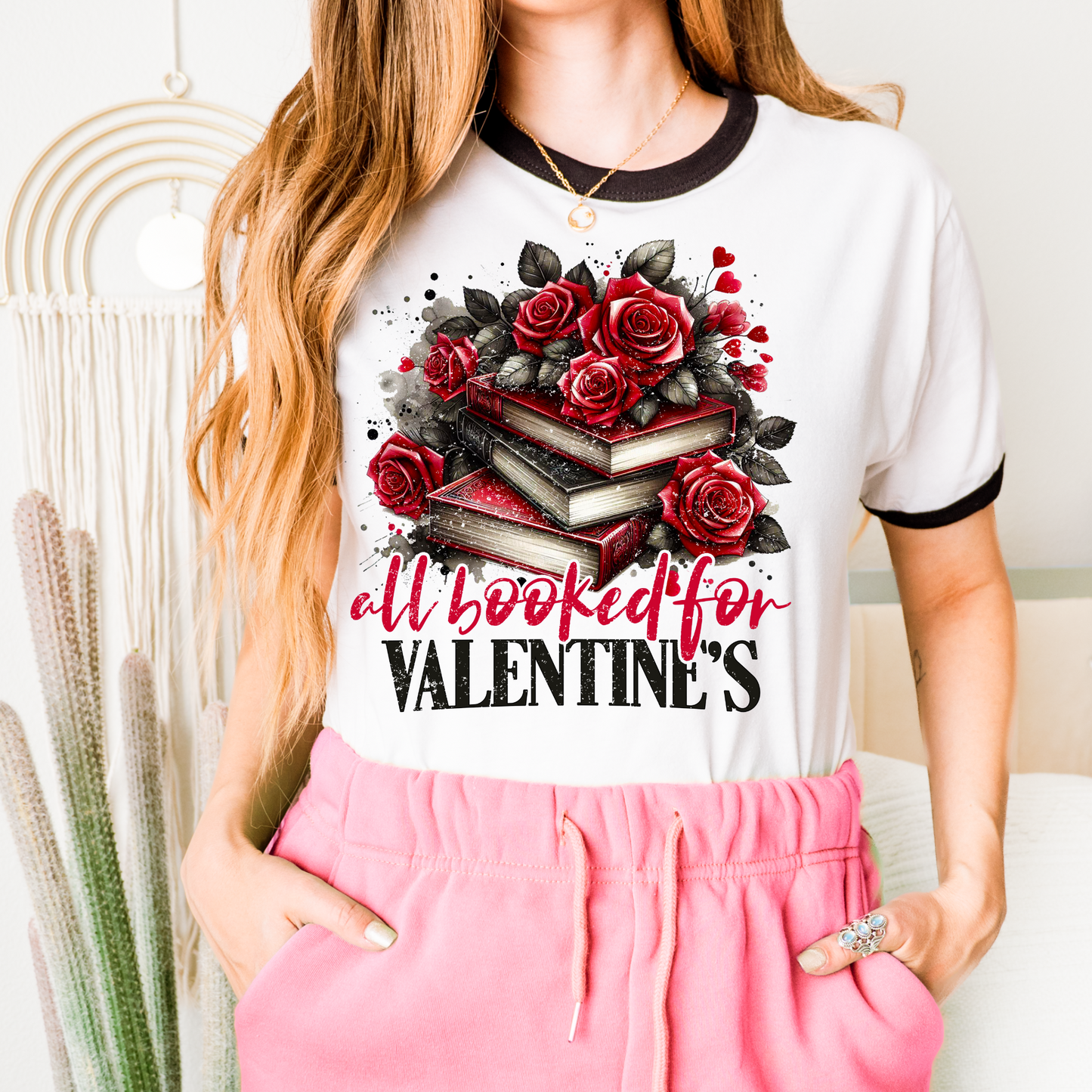 All Booked for Valentine's DTF Transfer