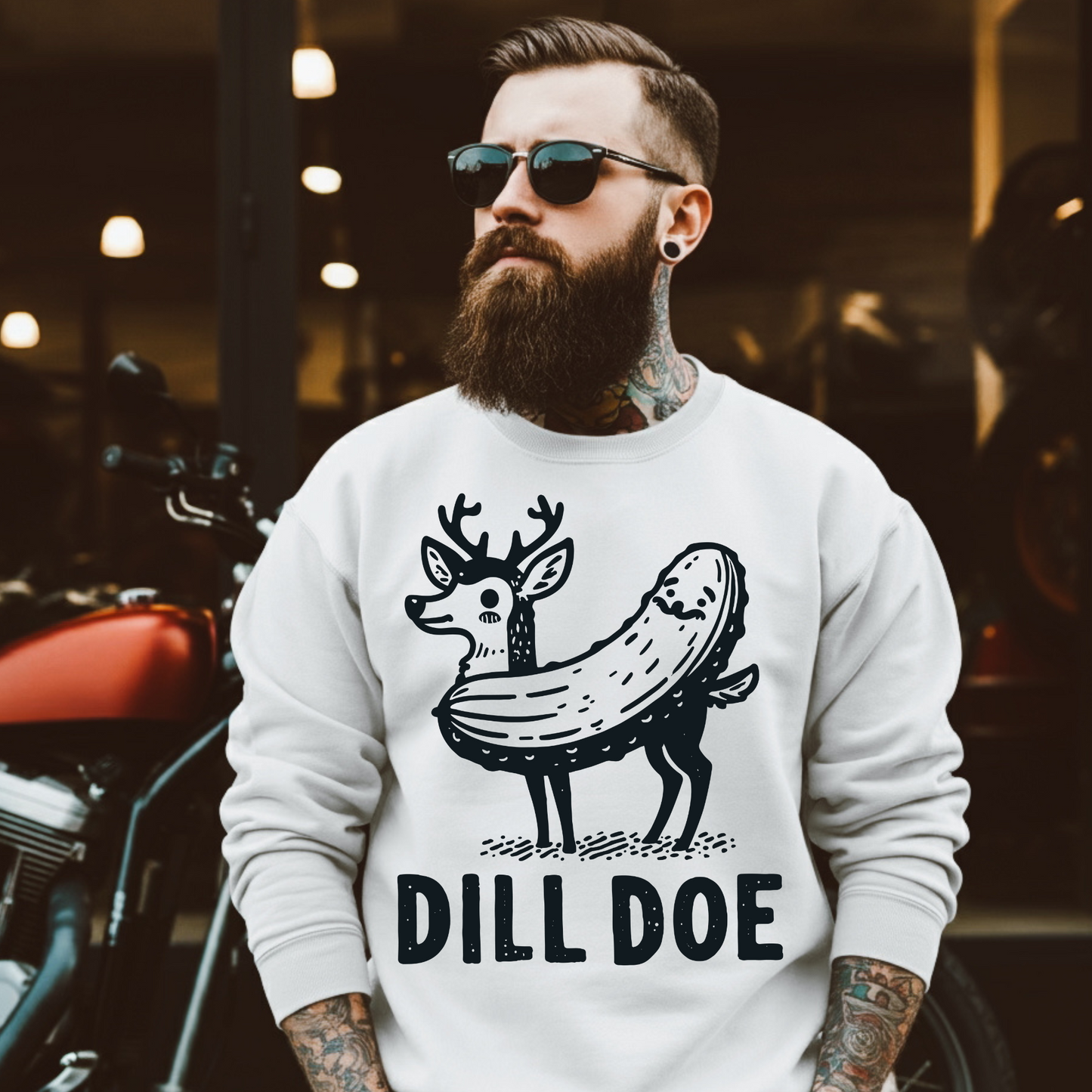 Dill Doe Funny Men's Hunting DTF Transfer