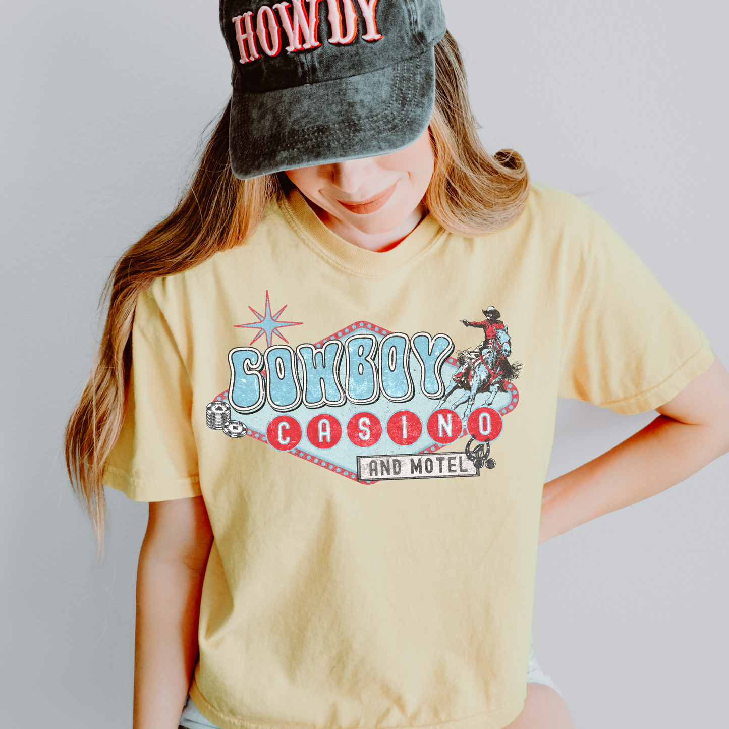 Cowboy Casino Western DTF Transfer