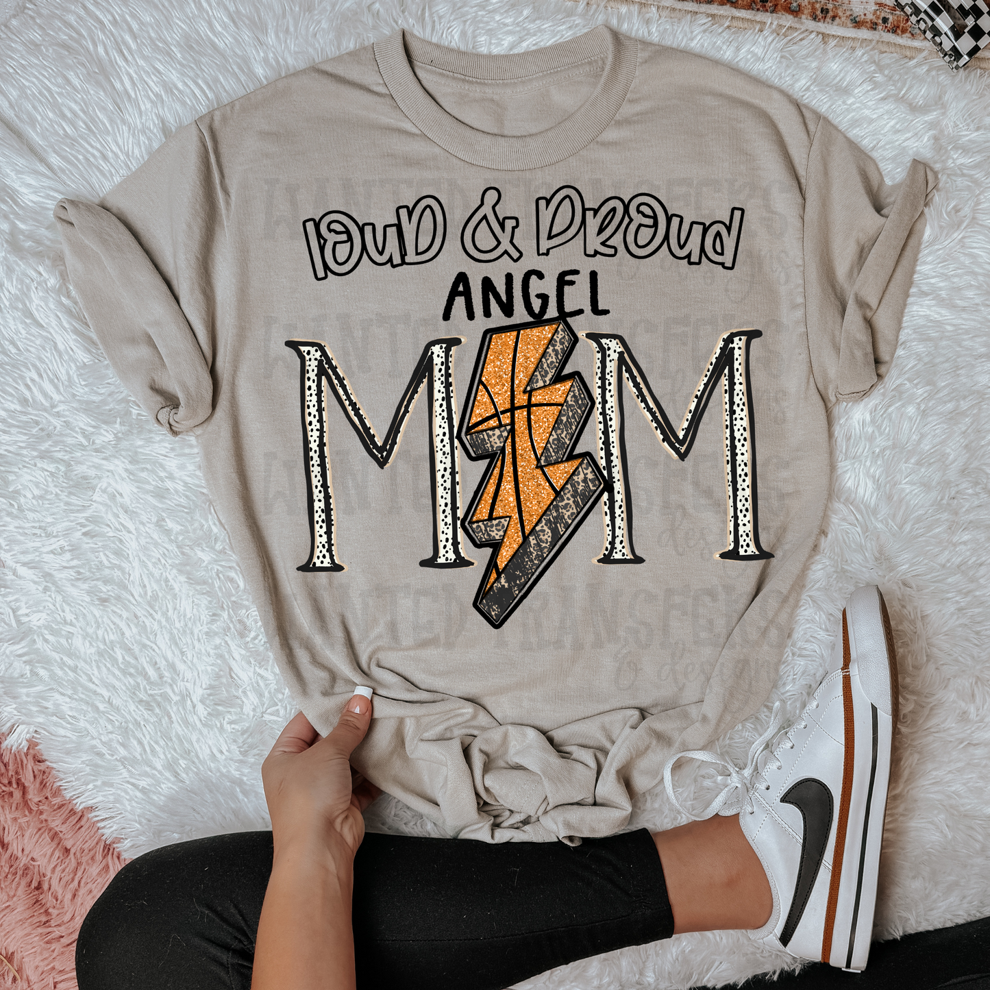 Basketball School Spirit Angel DTF Transfer