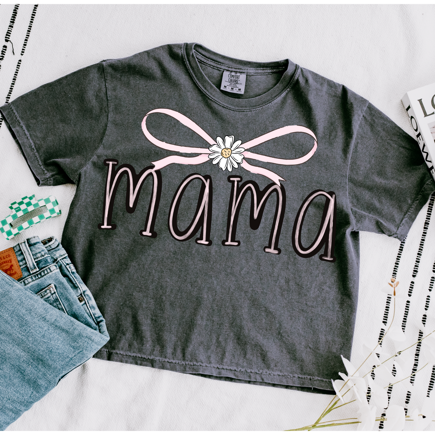 Light Pink Coquette Mama PNG Digital Download