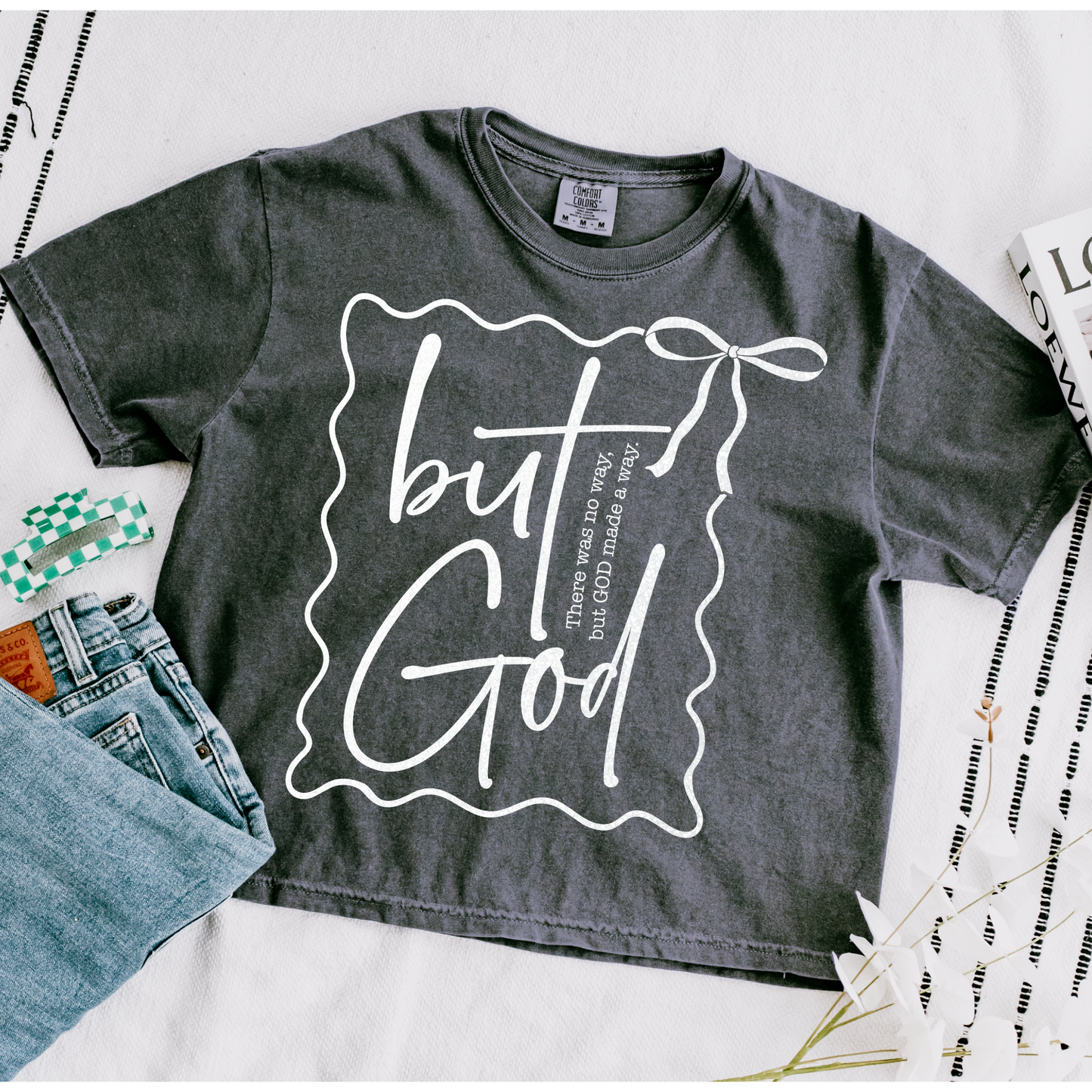 But God White Font Faith DTF Transfer