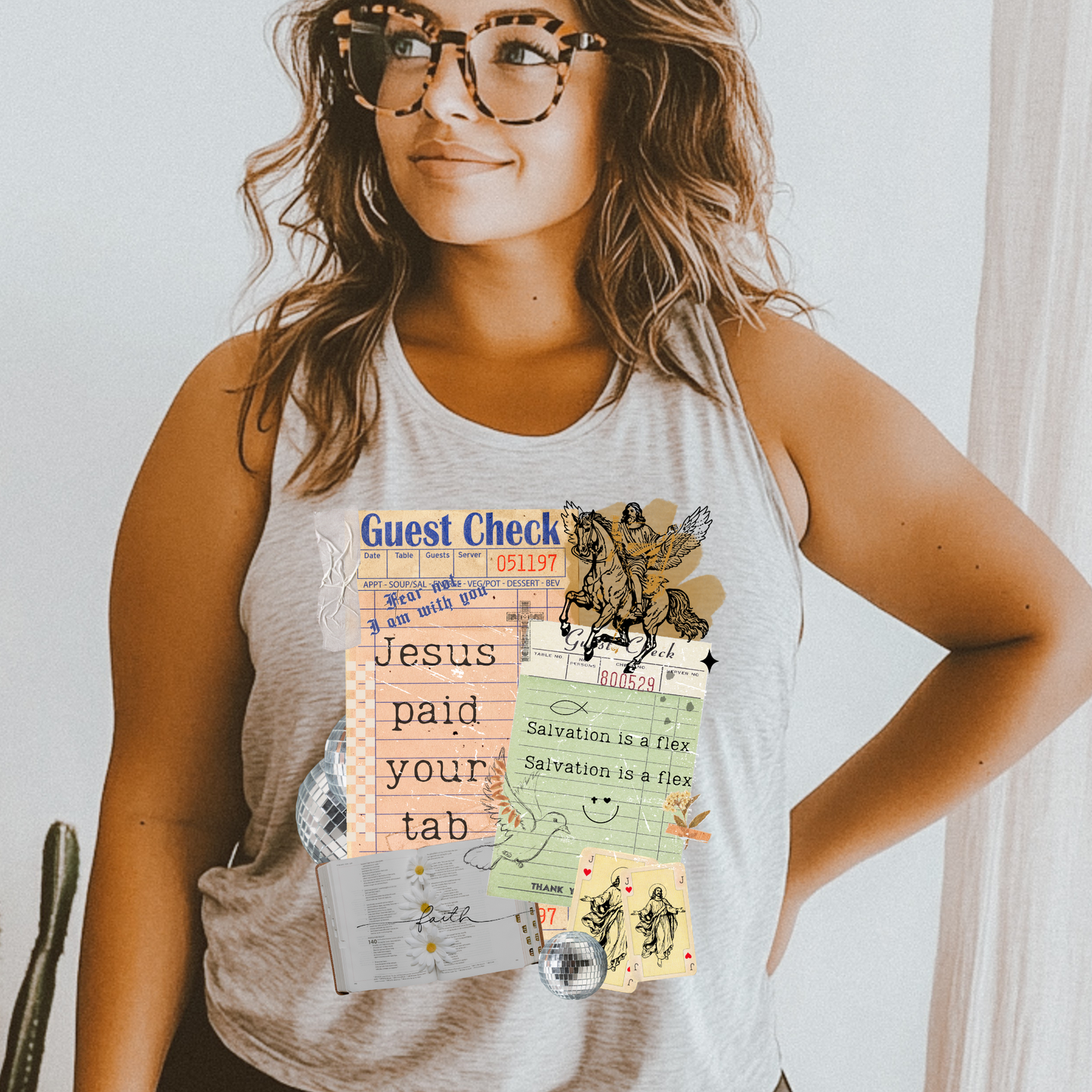 Jesus Paid Your Tab Faith DTF Transfer