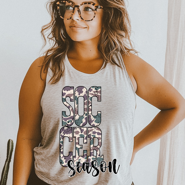 Camo Soccer Season PNG Digital Download