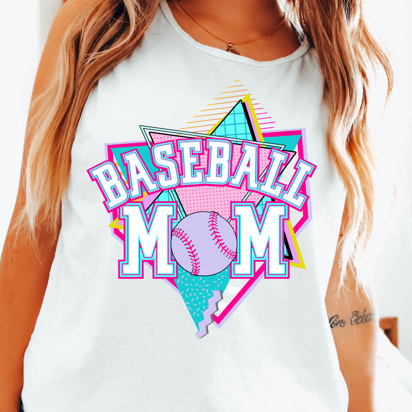 Baseball 2 Mom Drip Trend DTF Transfer