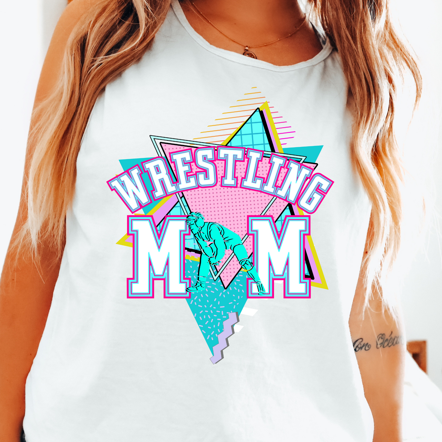 Wrestling Mom Drip Trend DTF Transfer