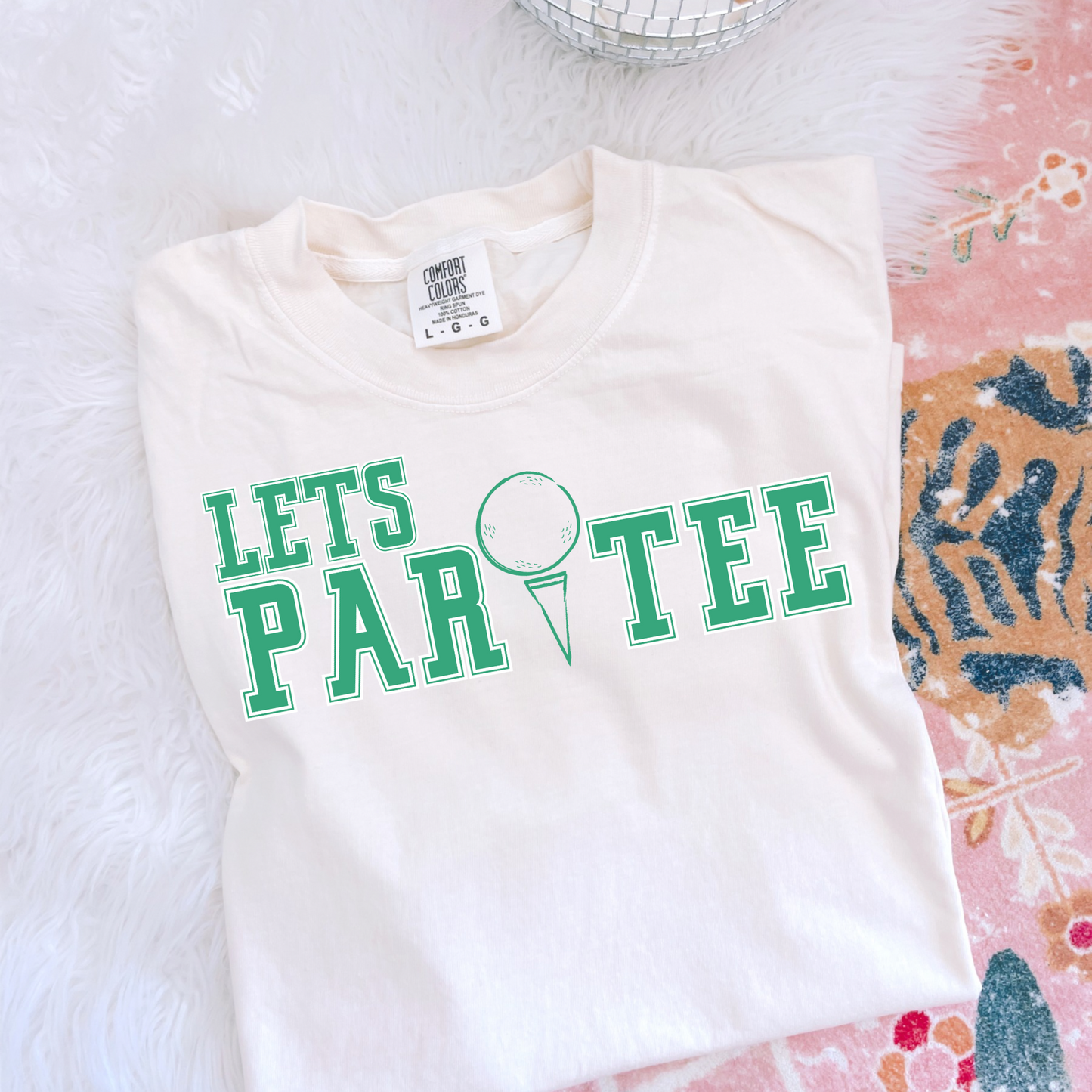 Let's Par-tee Preppy Golf DTF Transfer