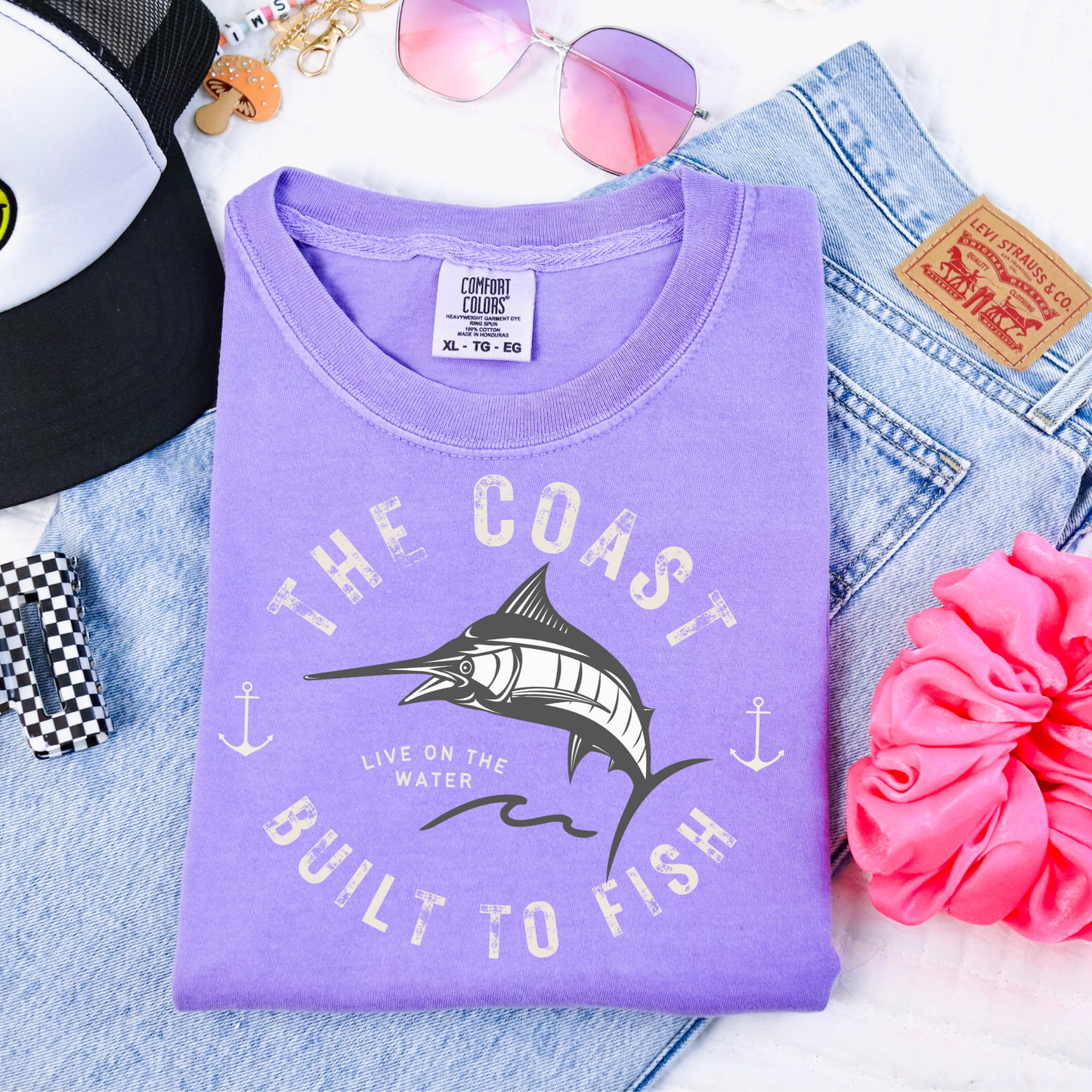 The Coast, Built to Fish Summer DTF Transfer