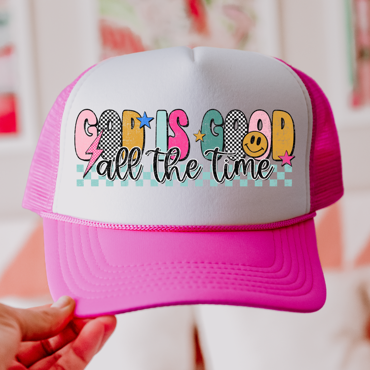 God is Good All the Time Clear Film Screen Print Transfer Pocket/Hat Transfer