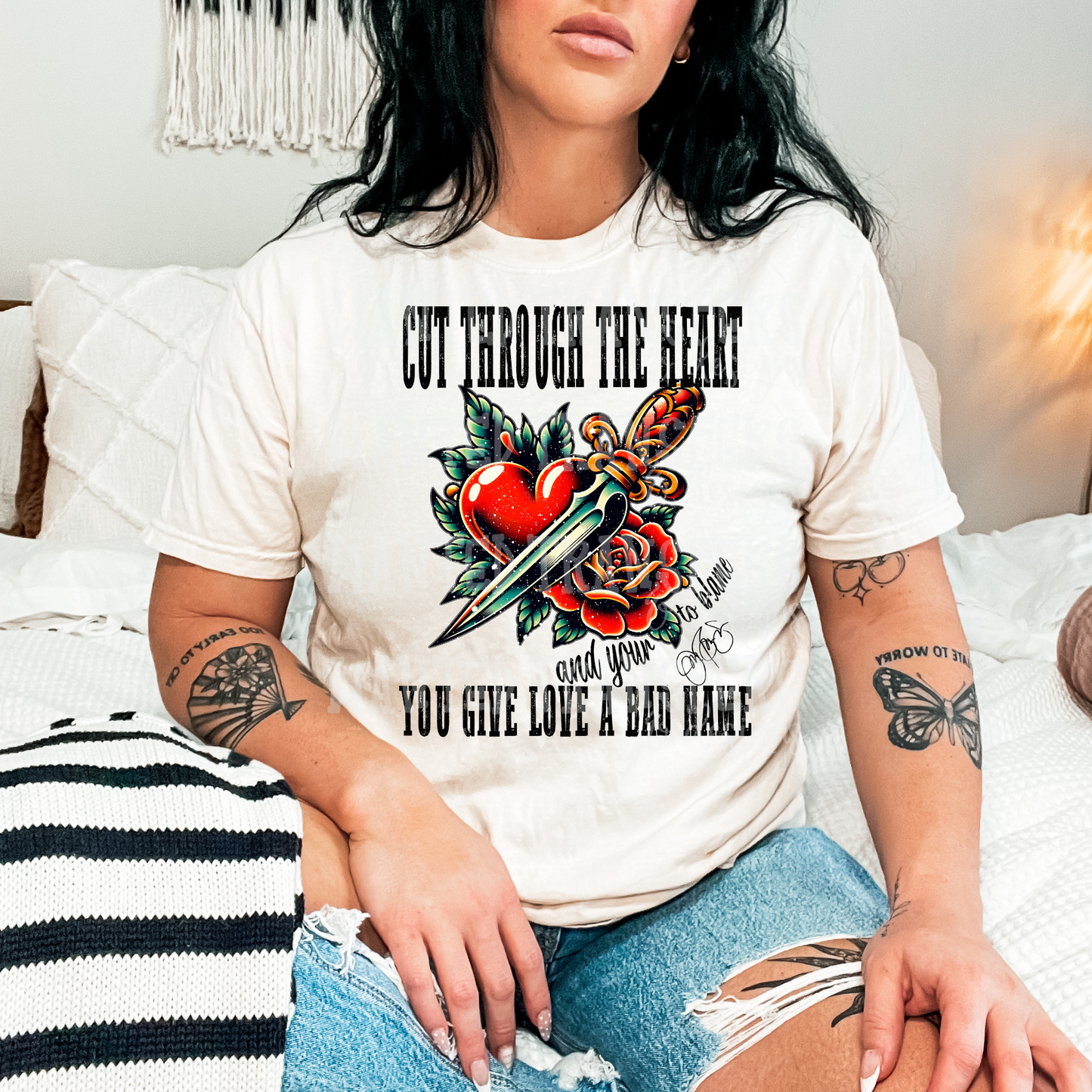Cut Through the Heart Exclusive Sublimation Transfer