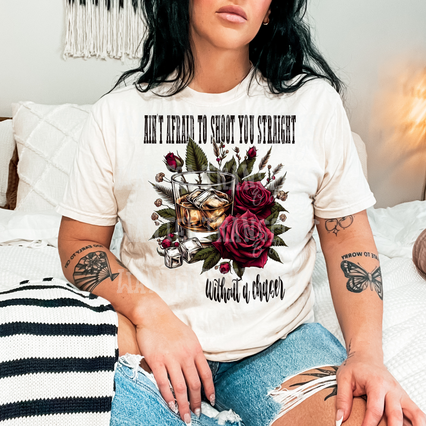 Shoot Straight without Chaser Exclusive Sublimation Transfer