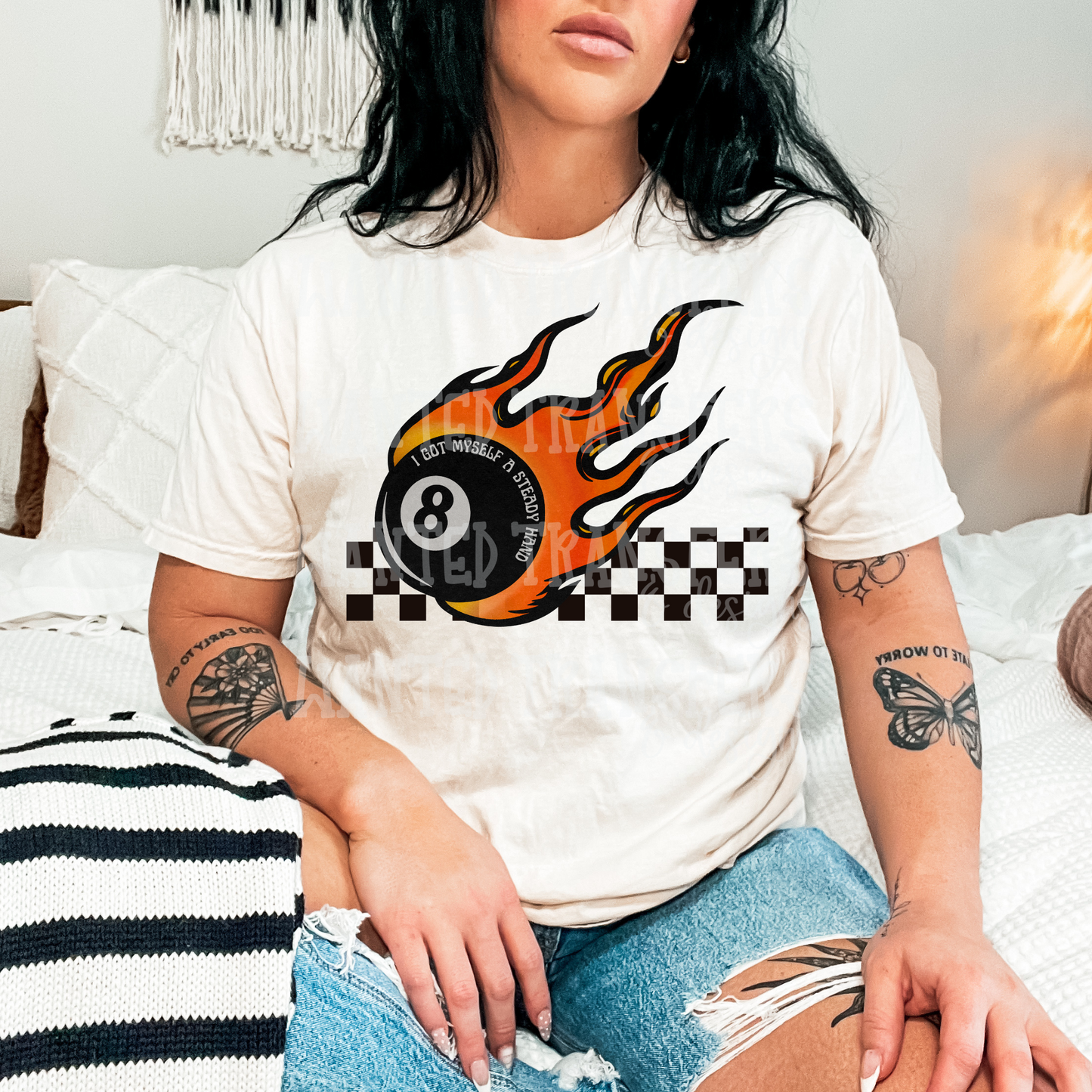 Steady Hand Eight Ball Exclusive Sublimation Transfer