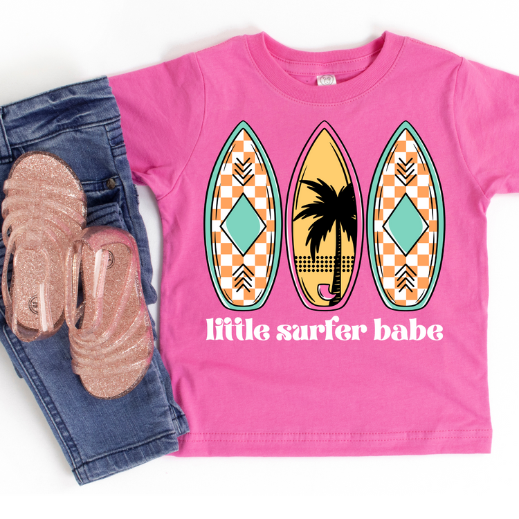 Little Surfer Babe PNG Digital Download