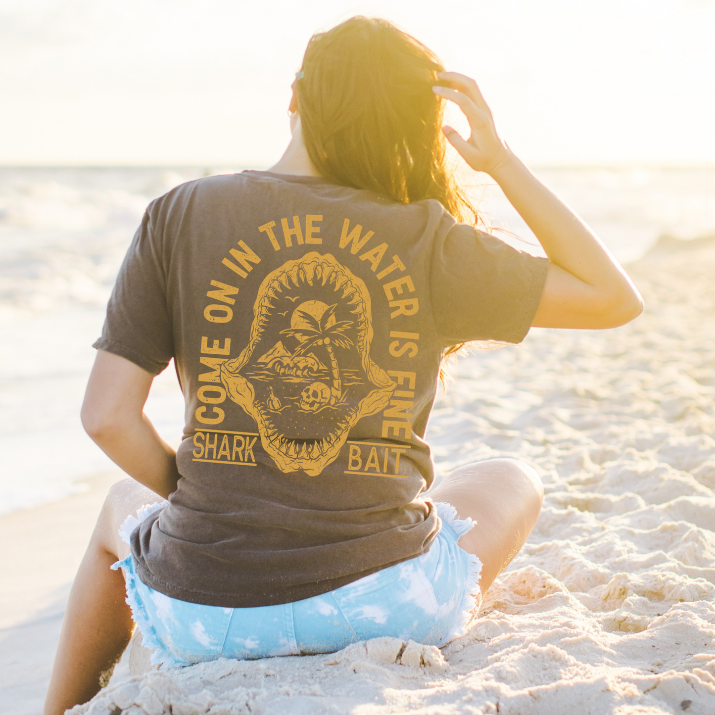 Come on In the Waters Fine Summer DTF Transfer